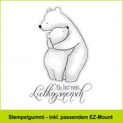 Bär mit Kind - Neuauflage - Stempelgummi